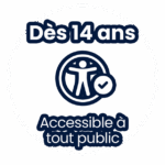 Accessible à tout public, dès 14 ans.
